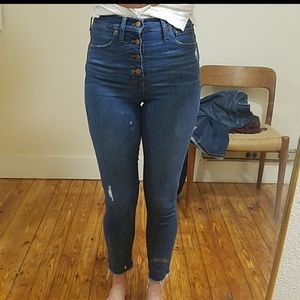 Madewell 10" high-rise skinnies